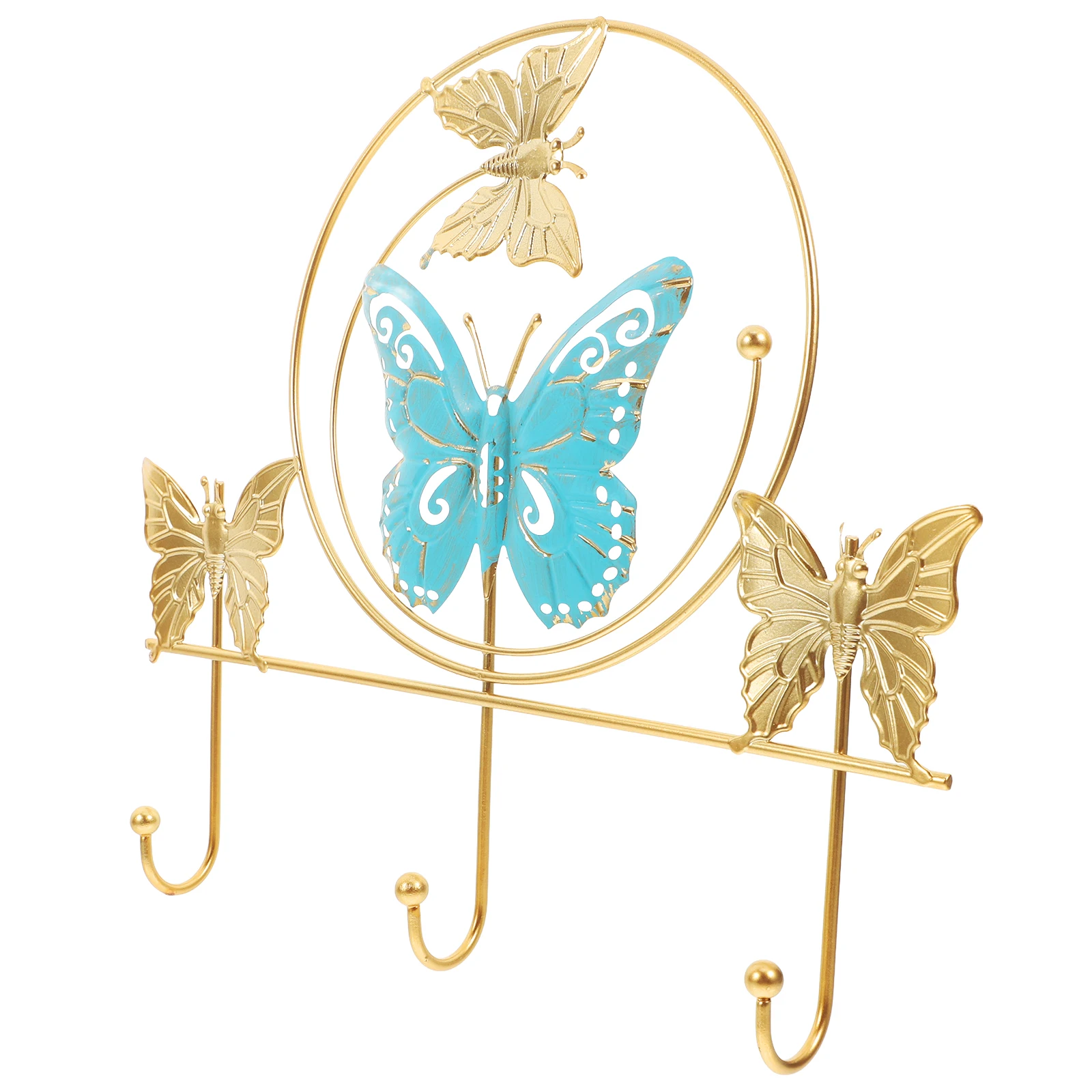 

Iron Wall Hooks Key Storage Towel Rack Coat Hanger Robe Hooks For Wall Bag Hanger Decorative Bath Tissue Holder