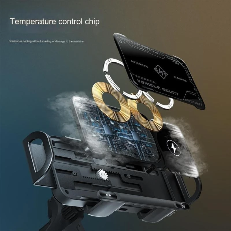 Stable 15W Wireless Car Charging Phone Holder Adjustable Mount Rack Holder For All Smartphones Stable Vent best sale