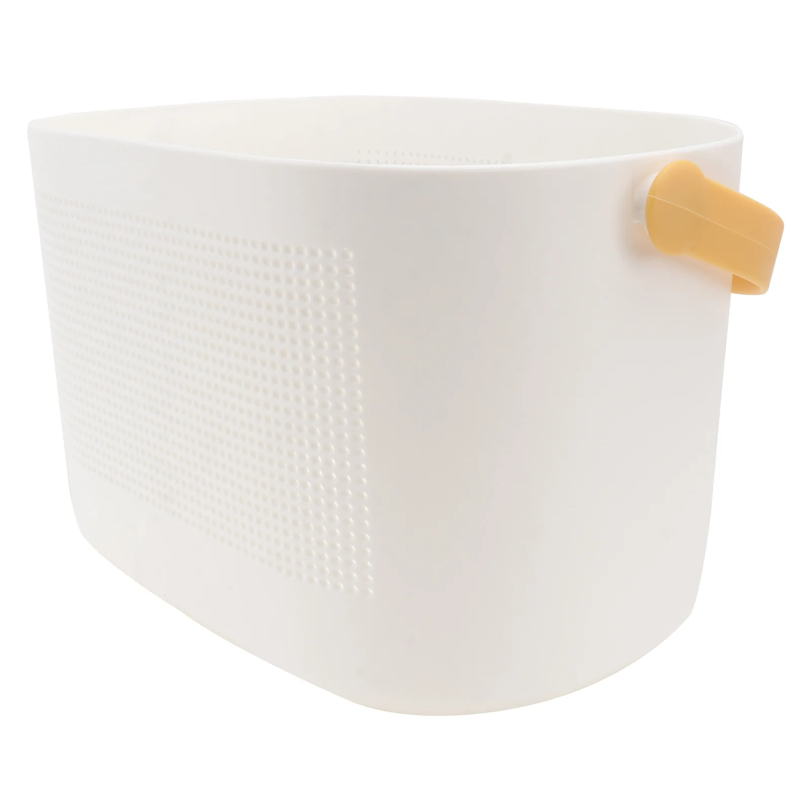 

PP Plastic Handheld Bath Basket Large Capacity Hollow-Out Design Drain Storage Multi-Functional Toiletries Organizer