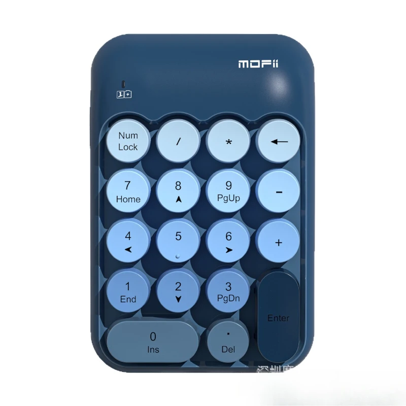 Digital Keypad Wireless Digital X910 Mini Milk Color Mixed Color Keyboard Mute