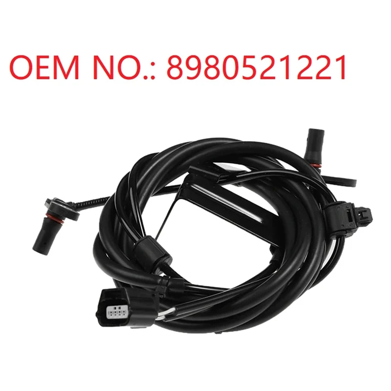 Spare Parts 8980521221 8-98052122-1 Rear Left Right ABS Wheel Speed Sensor For Isuzu D-Max 2.5 Pick-Up 2012 C8989521221