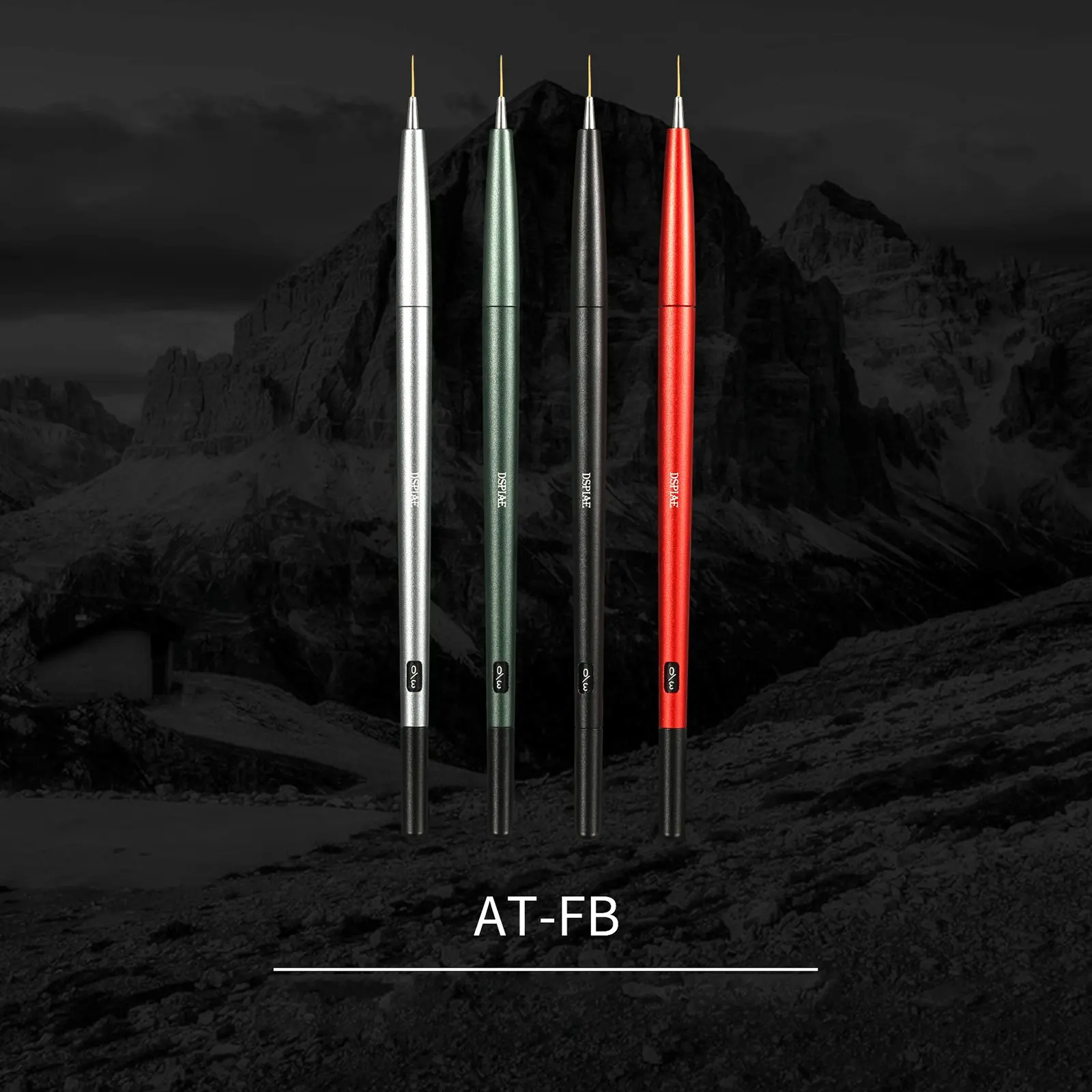 DSPIAE-Aluminium Alloy Pen Head, AT-FB Pen, Black, Red, Green, Gray, AT-FBRD, AT-FBBK Hold PBT-2/0 PBT-3/0 PBT-4/0 PBT-5/0