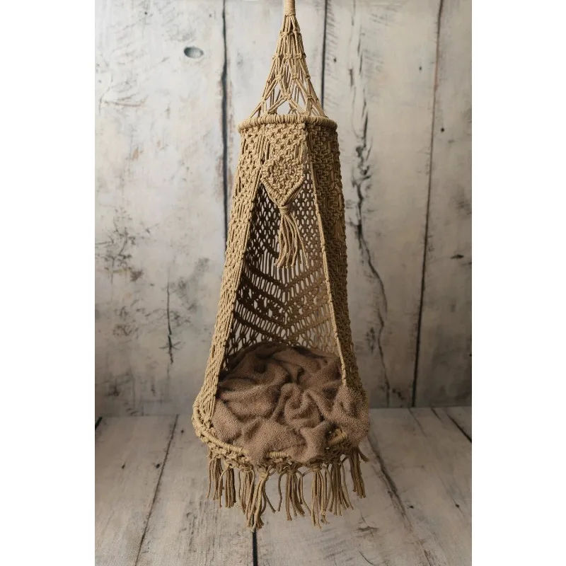 Newborn Photography Props Hammock, Lace Hanging Sling for Baby Photoshoot Posing, Backdrop Accessories for Newborns