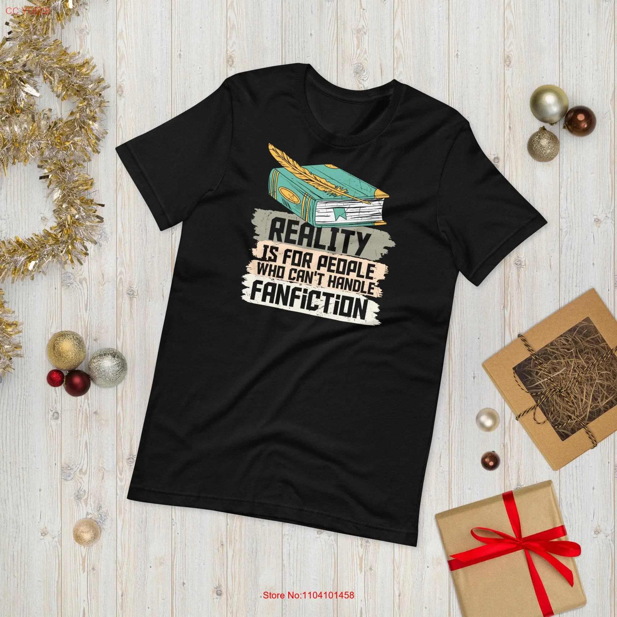 Reality is for people who cannot handle fan fiction funny writers shirt write on T copywriter gift writer