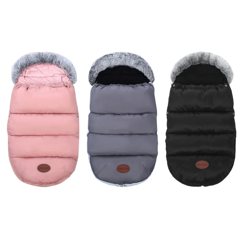 

Winter Pram Foot Muff Insulated Sleeping Bag for Babies Universal Baby Footmuff with Zipper for Cold Weather for Prams