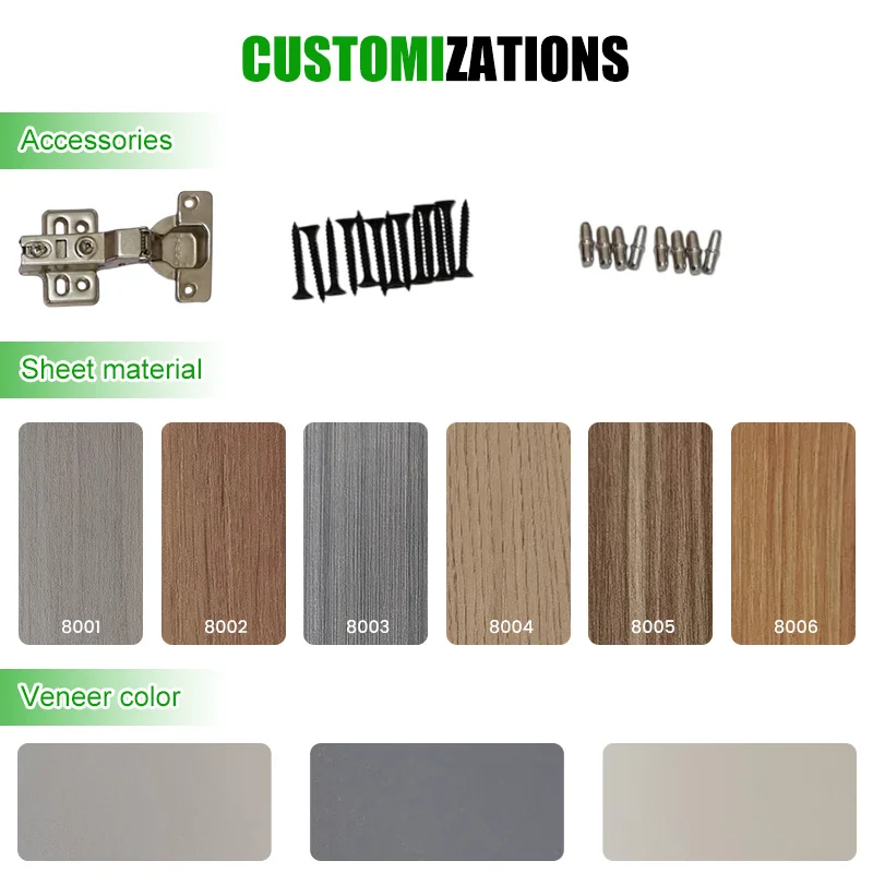 Armoire de luxe personnalisée en bois massif, porte coulissante peu encombrante, grand rangement pour chambre principale