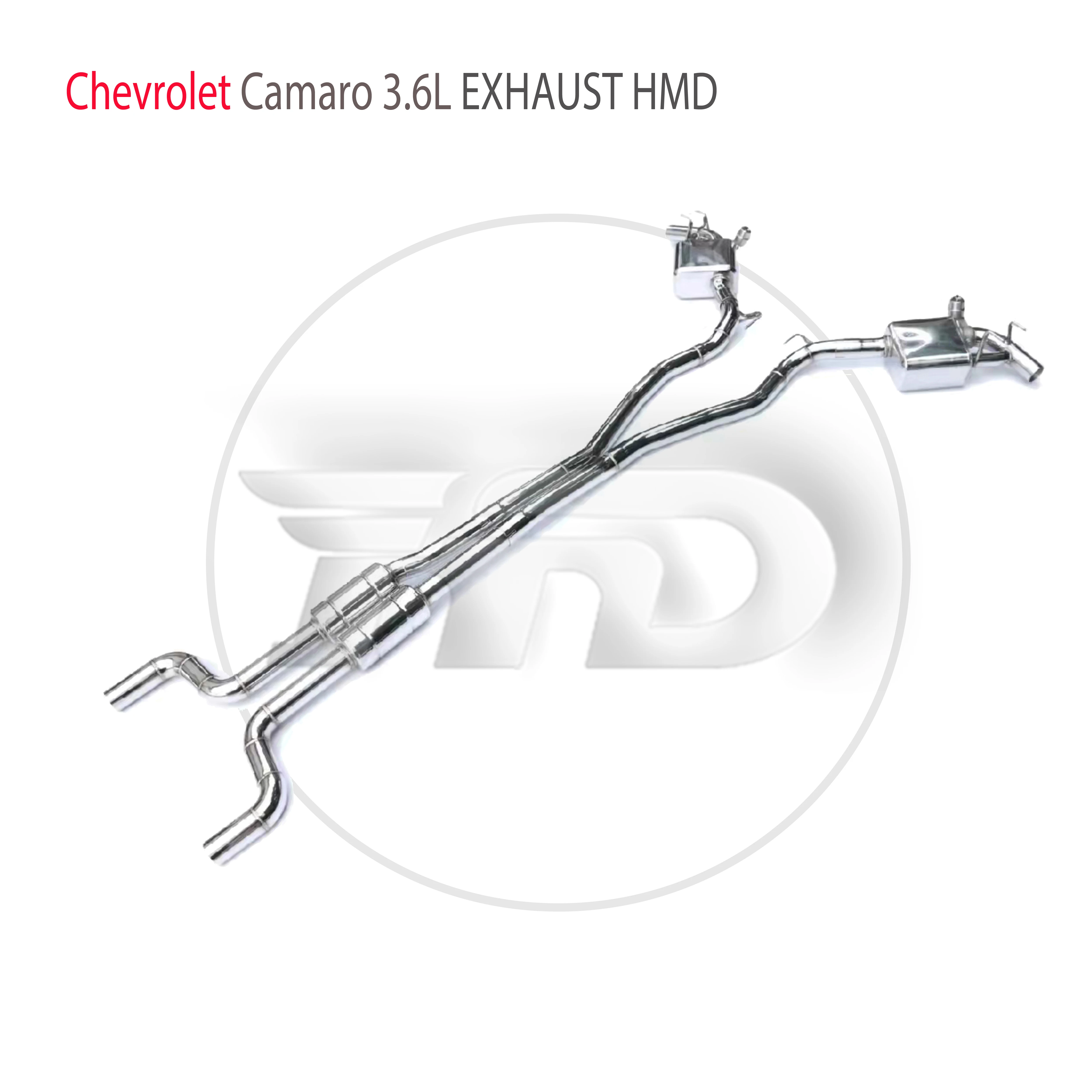 

HMD Stainless Steel Exhaust System Performance Valve Catback And Downpipe for Chevrolet Camaro 3.6L Auto Muffler