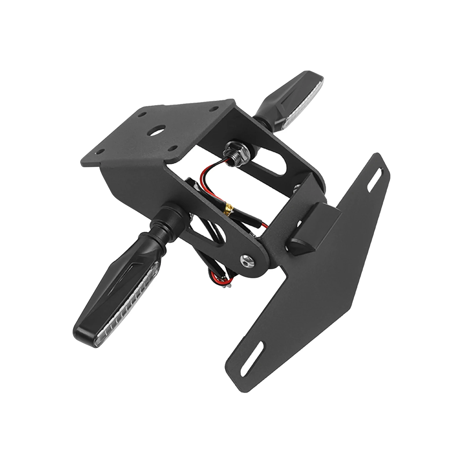 لكاواساكي نينجا 650 Z650 Z 650 2017-2025 2024 ﻿   دراجة نارية درابزين الذيل مرتب الخلفية لوحة ترخيص حامل قوس Led/بدوره الضوء