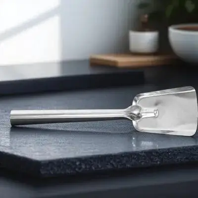 سماكة الحديد الفحم شواية صغيرة مقبض طويل الفولاذ المقاوم للصدأ الرماد المغربل للمطبخ المعسكر حديقة موقد مجرفة الموقد أداة