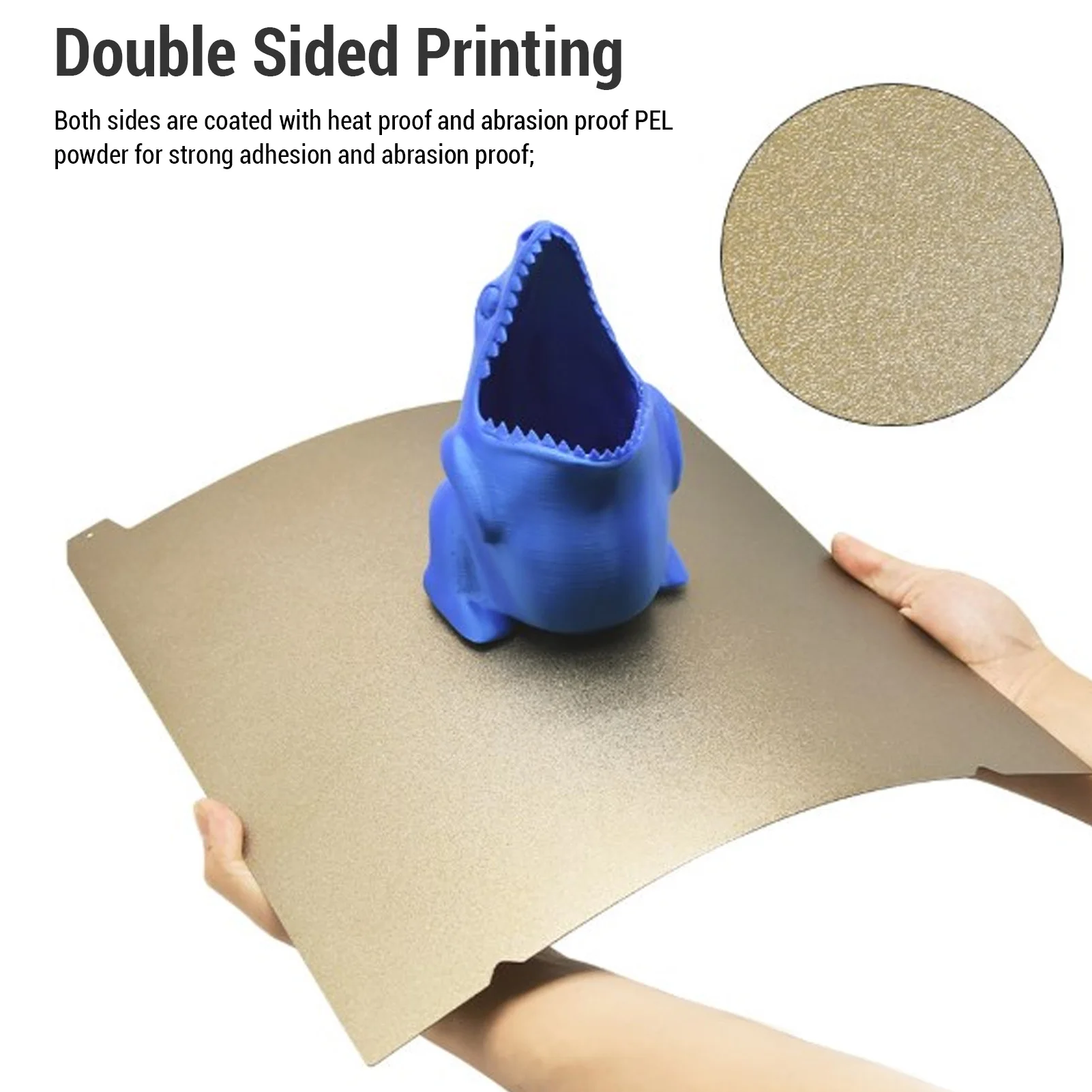 استبدال لوحة بناء الطابعة ثلاثية الأبعاد لسرير طباعة الطابعة ثلاثية الأبعاد Ender-5 الحد الأقصى مزدوج الجوانب PEI المزخرف #6