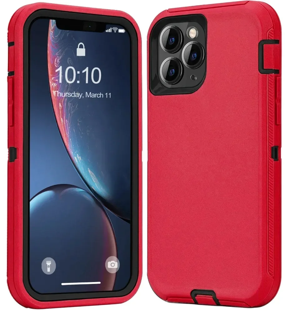 Rugged Armor OTT Handyhülle für iPhone 18 17 16 15 14 13 Pro Max, robuste PC+TPU-Schutzhülle, stoßfest, vollständiger Schutz. – Detail 14