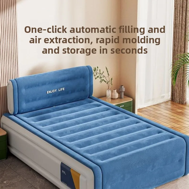 Air cushion bed heightened and thickened, single automatic double enlarged household foldable outdoor adult outdoor sleeping mat