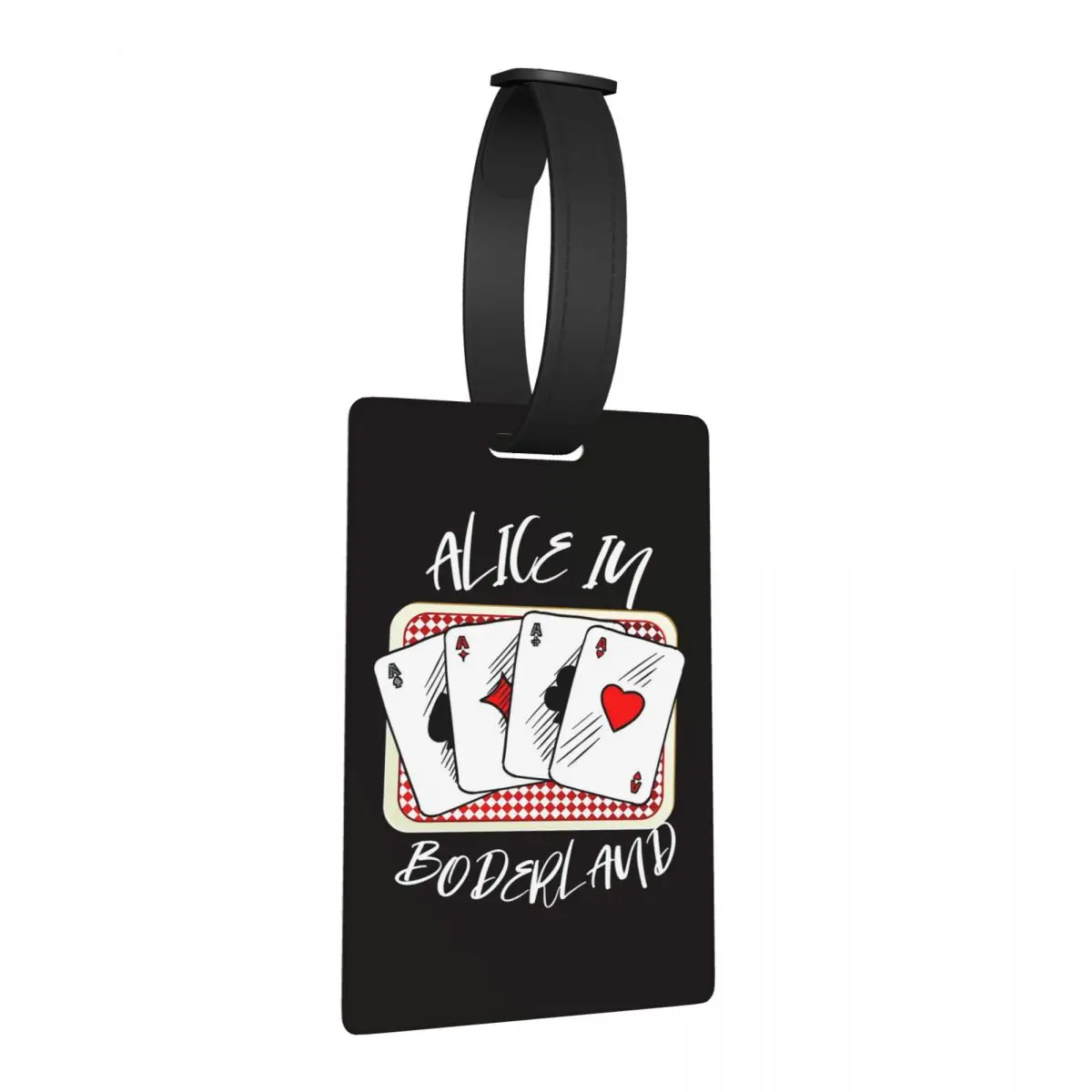 

Бирки для багажа «Алиса в Бордерленде», аксессуары для чемоданов, бирка для багажа, держатель для идентификационной этикетки, имя, адрес