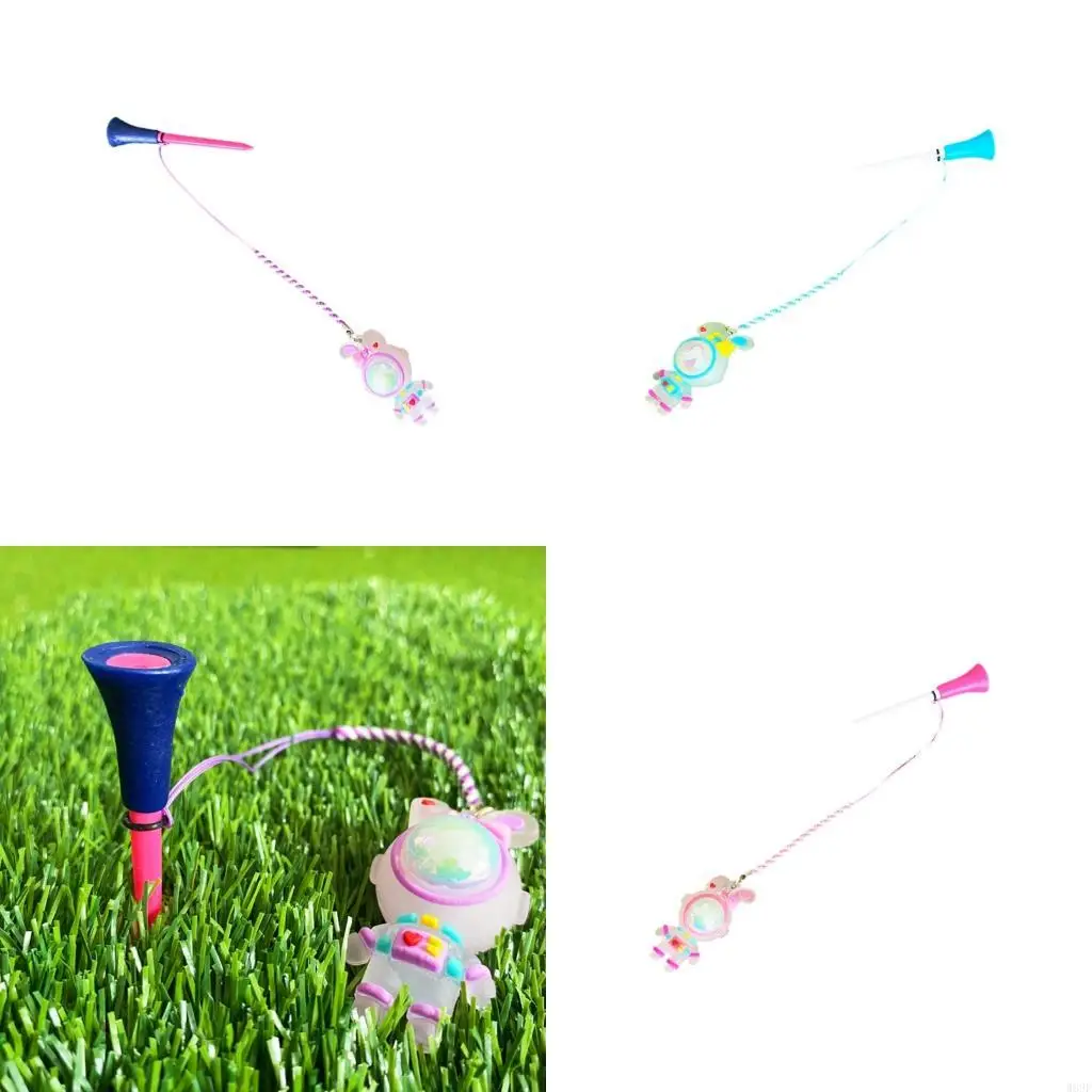 

High Strengths Plastic Golf Accessory With Integrated Ball Holder and LED Light for Nighttimes Use W89F