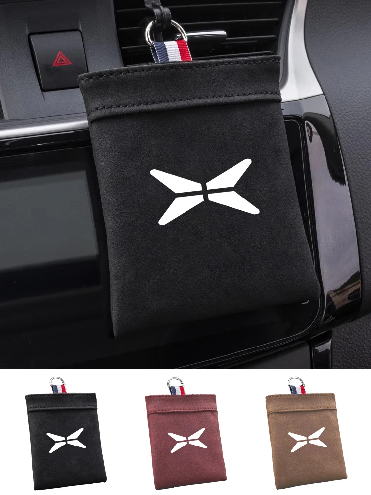 

Car Air Vent Storage Bag Anti-fur Suspension Organize Bags For Xpeng P7 G3 G3i G9 P5 X2 N5 F30 H93 Beta 2019 2020 2021