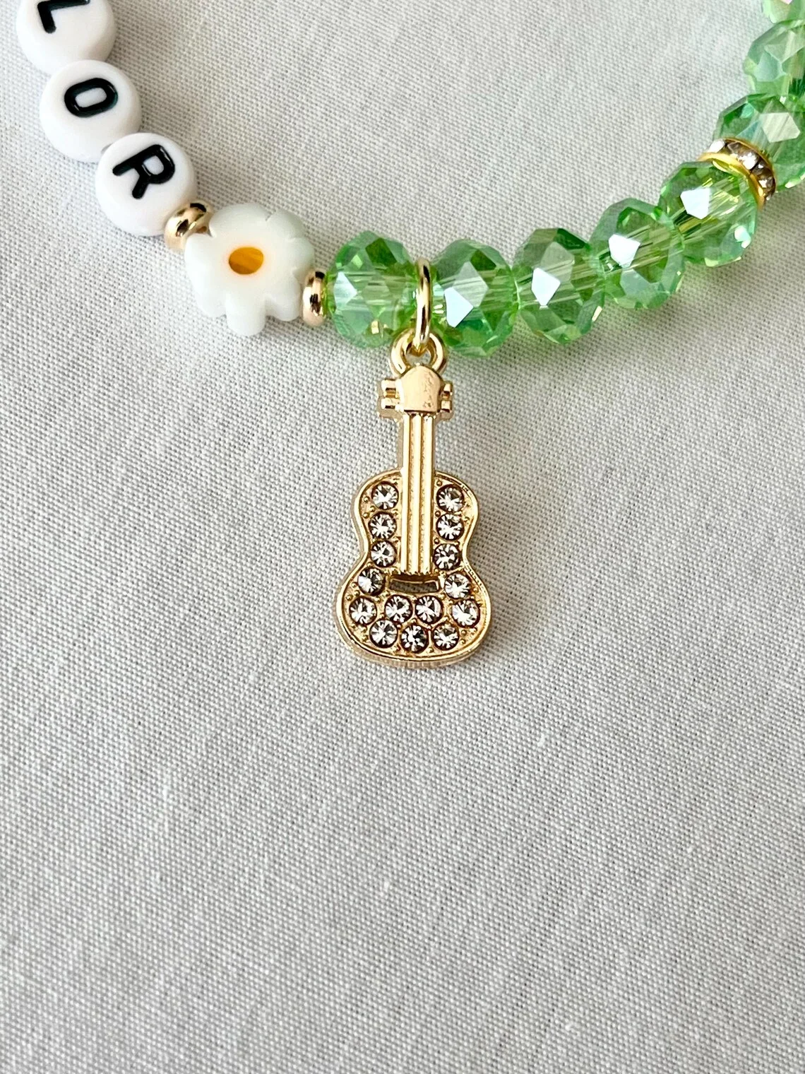 Friendship Bracelet Tyler Inspired by Teardrops on My Guitar Charm Bracelet Tyler Merch Tyler Gift Ideas