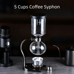 Stainless steel Balance Heating Resistant Glass Syphon Coffee Maker Siphon for Coffee Brewer