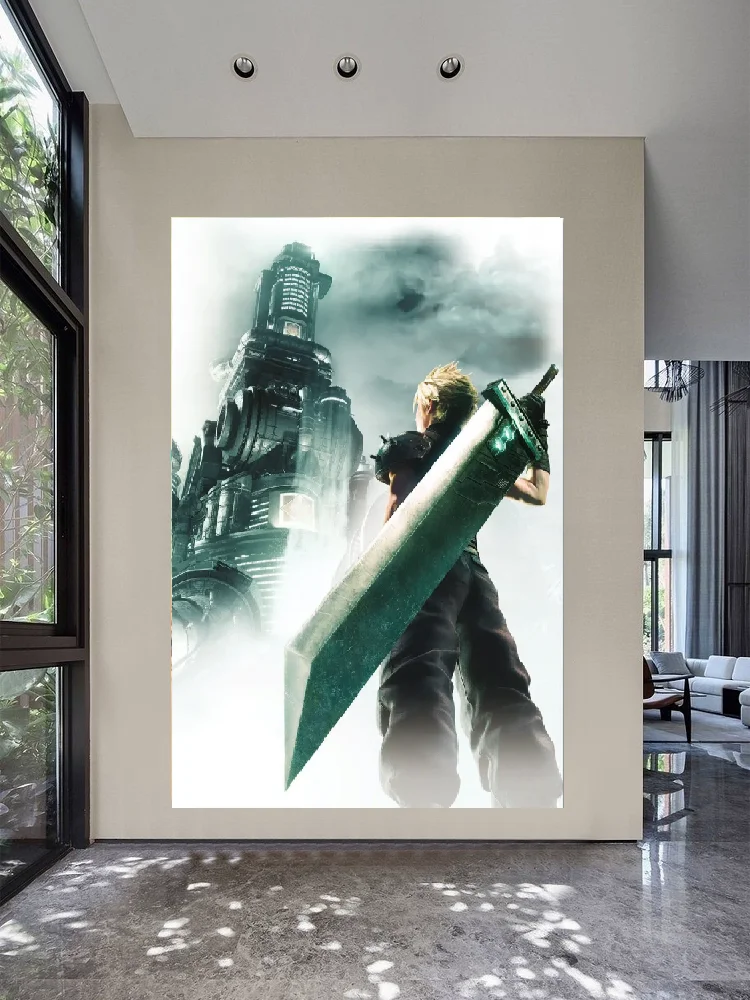 Final Fantasy 7 Remake Video Game Print Art Canvas Poster For Living Room Decor Home Wall Picture