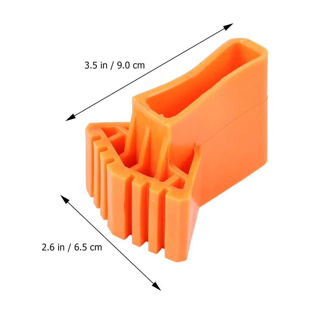 2 Pcs Ladder Foot Pad Folding Mat Feet Covers Rest Telescopic Floor 900X650X200CM Non-skid Pads Protector Orange