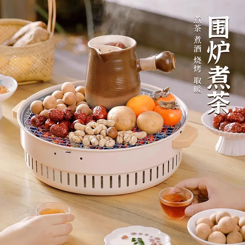 

Furnace making tea Outdoor carbon oven Baking stove Charcoal barbecue stove Charcoal brewing tea stove Brazier Indoor