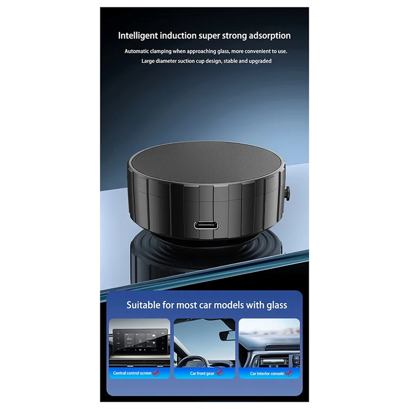 Leading-Intelligent Autotelefonhalter Magnetische Vakuumadsorption Autohalterung Universal 360° °   Rotation doppelseitige Adsorption