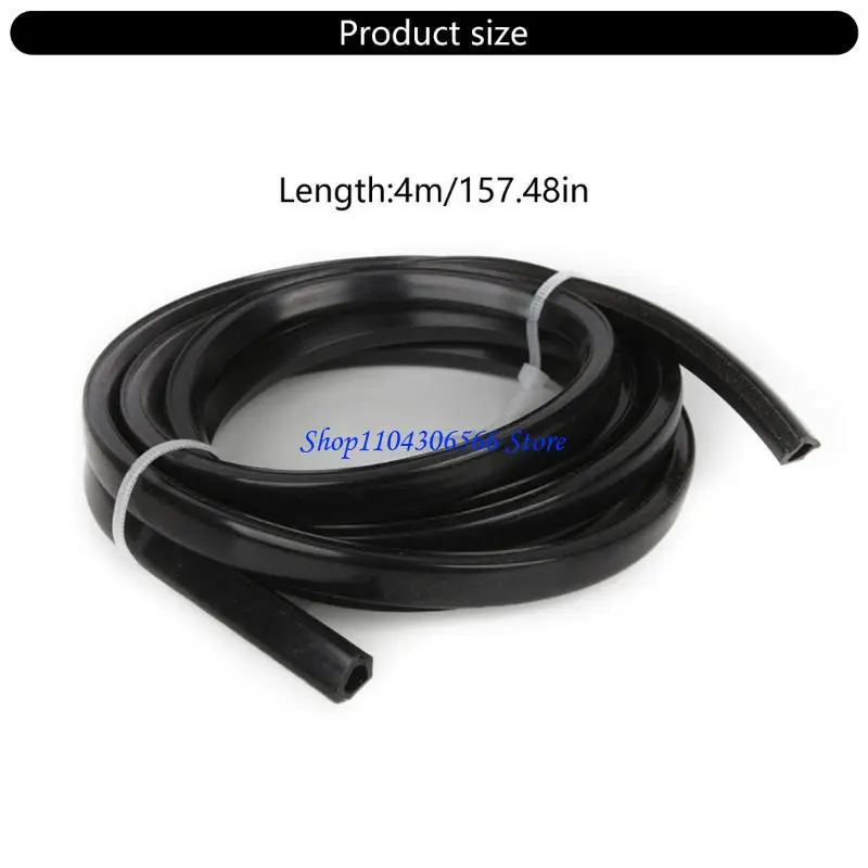 02dd 4 metros capa PVC flexível para perfis alumínio slot 2020 V Protetor poeira