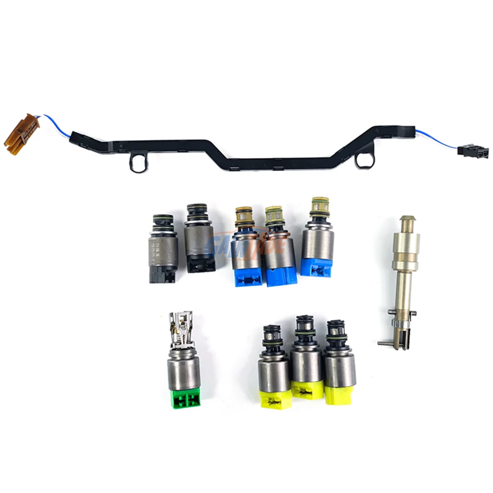 6HP26 Automatische Transmissie Solenoids Kit met Harnas Voor Jaguar XF Voor BMW 745i 745Li 750i 760Li Alpina B7 1068298044 6HP-26