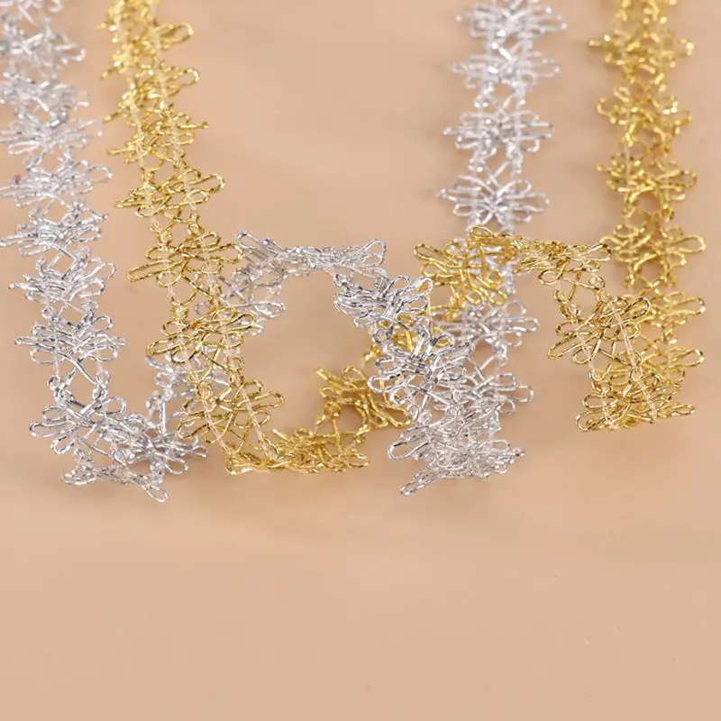 5Meter/16,4 Kaki Setiap Pak Sabuk Renda Baru Aksesori Pakaian DIY Tirai Kain Renda Pakaian Renda Ruyi Renda Dua Sisi