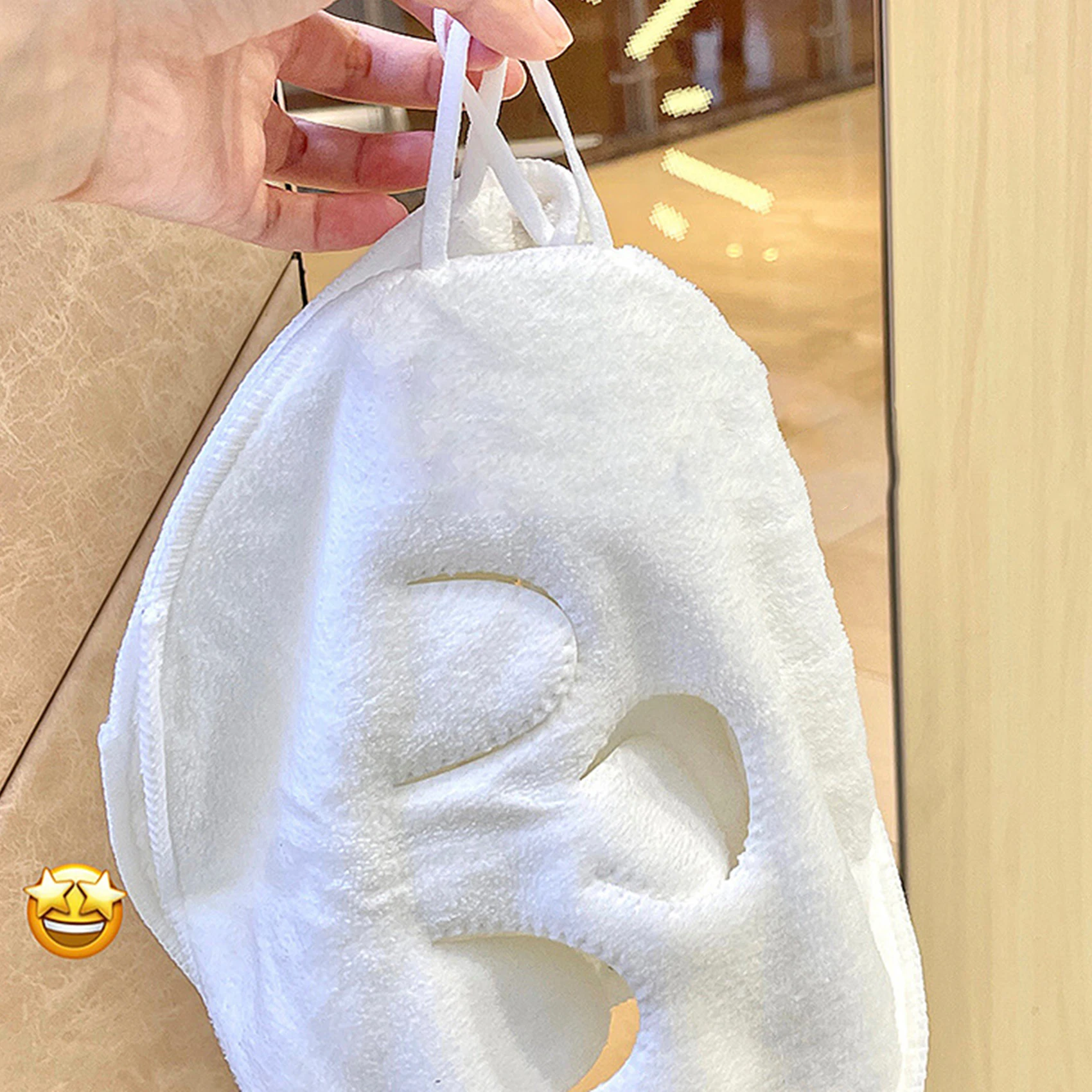 Skin Care Mask Cotton Hot Compress Towel Wet Compress Steamed Face Towel Opens Skin Pore Clean Hot Compress