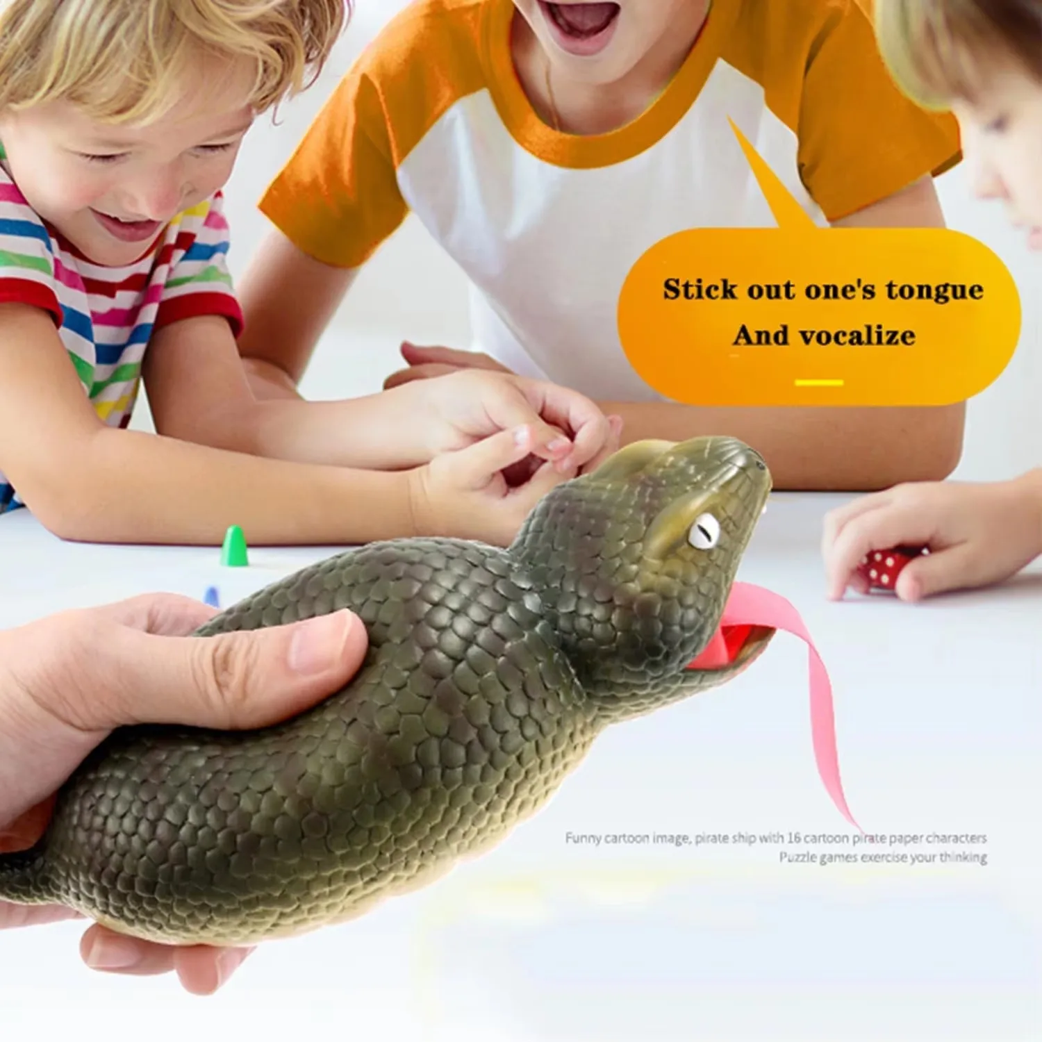 Funny Squeeze Snake Toy For Kid Adult Stress Relief Relaxing Pinch Fat Snake Novelty Joke Toy Halloween Prank Toy Scary Gag Gift