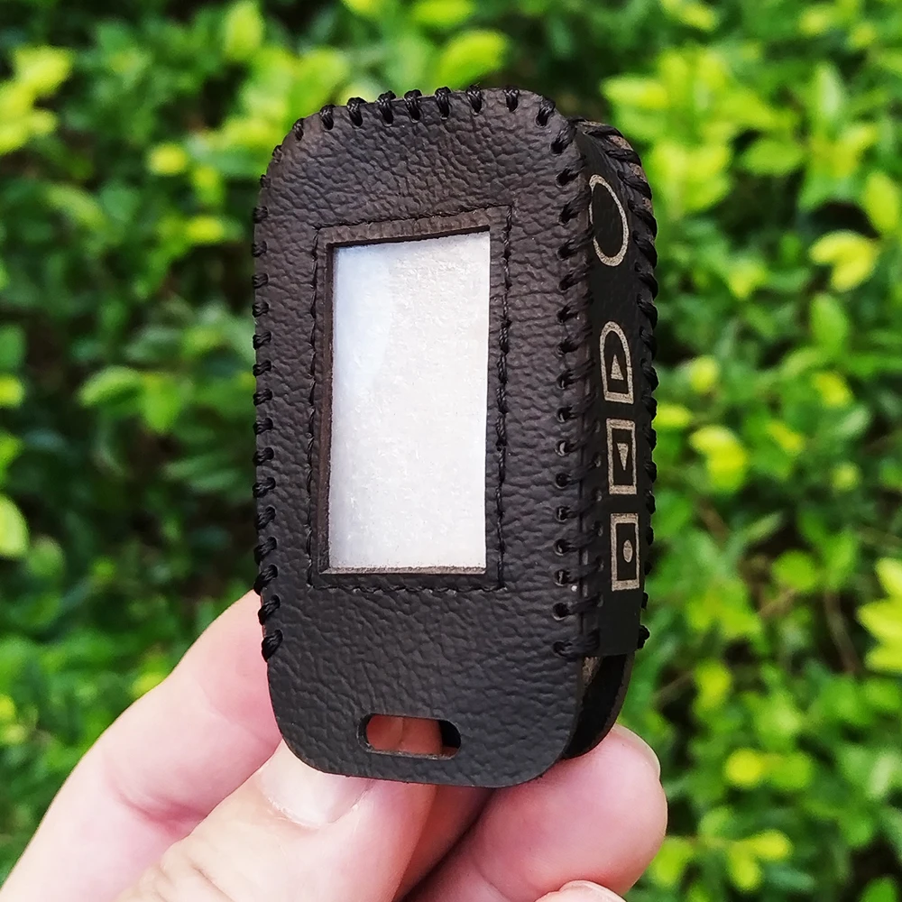 Совершенно новый кожаный чехол для ключей для двухстороннего Starline A92 A94 V62 A62 A64 V62 V64 V92 V94 2-сторонний ЖК-брелок с дистанционным управлением