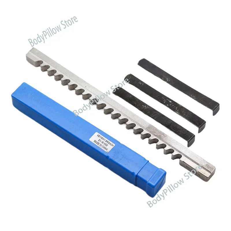 16mm E Push-Type Keyway Broach with Shim Metric Size High Speed Steel for CNC Cutting Metalworking Tool