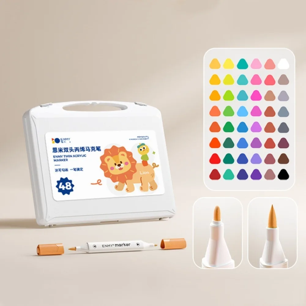 

Fineliner Drawing 24/36/48/60/80 цветов Художественные маркеры Архивные чернила Крючок Лайнер Двойной наконечник Кисть Акриловая краска Маркер Гелевая ручка