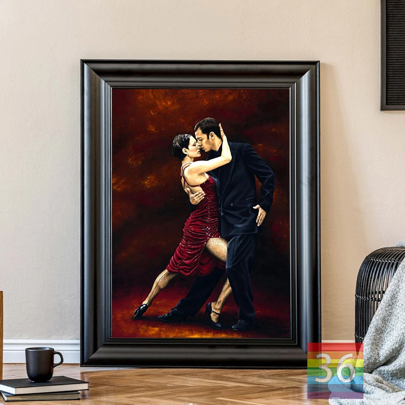 Ballet Cha-cha Tango Dancing Poster Canvas Printing Dancers Wall Art Picture Vintage Dancing Wall Decor Aesthetic for Home Bar