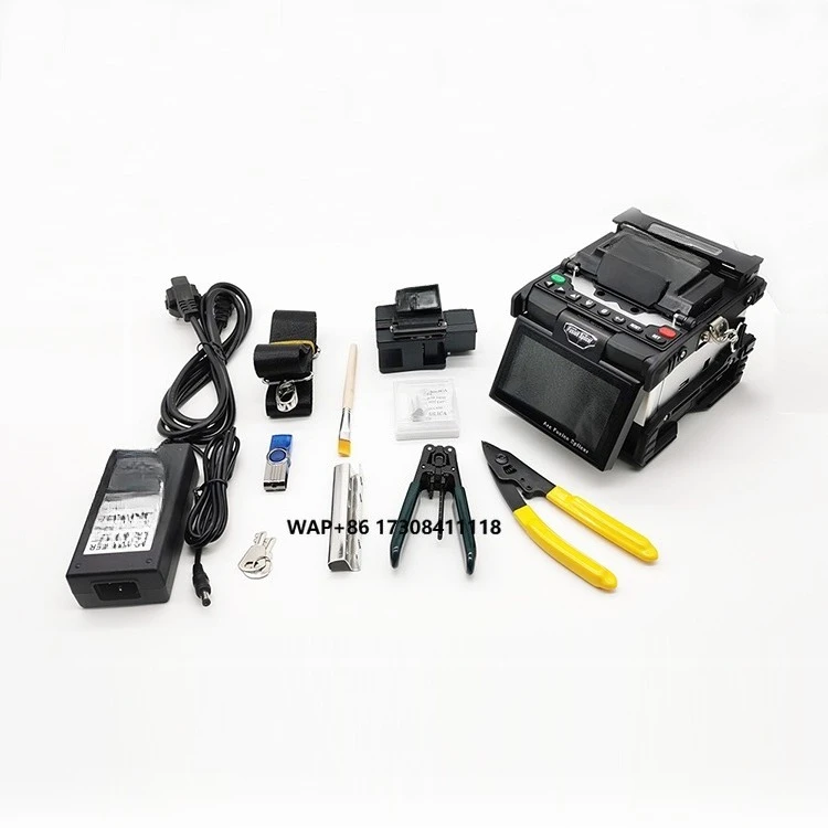 مجموعة أدوات لحام الربط الجديدة عالية الدقة X-700 جهاز ربط الألياف الضوئية المحمول تلقائيًا #1