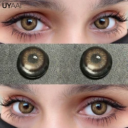UYAAI Color Contact Lenses Cosmetic Green Contacts Color Lens Eyes Purple Lenses Beauty Blue Lens High Quality Lenses for Women