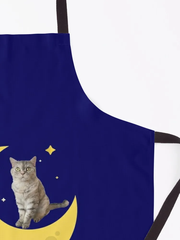 Juboo Queen - Furry Love The Moon Apron kitchen apron woman