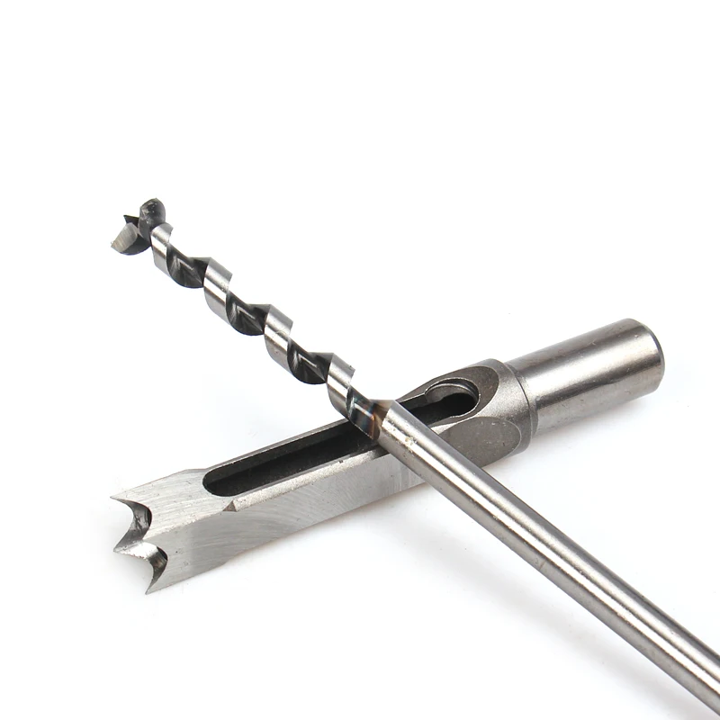 Imagem -03 - Twist Square Hole Drill Bits Brocade Mortising Chisel Serra Estendida para Escultura em Madeira Ferramentas para Trabalhar Madeira Faça Você Mesmo Matkap 630 mm 1pc