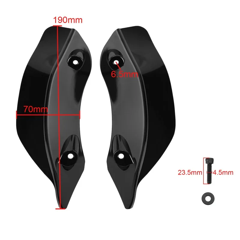 Motorcycle Fairing Air Deflector Side Wings for Road Glide Touring 2015-2021 Accessories