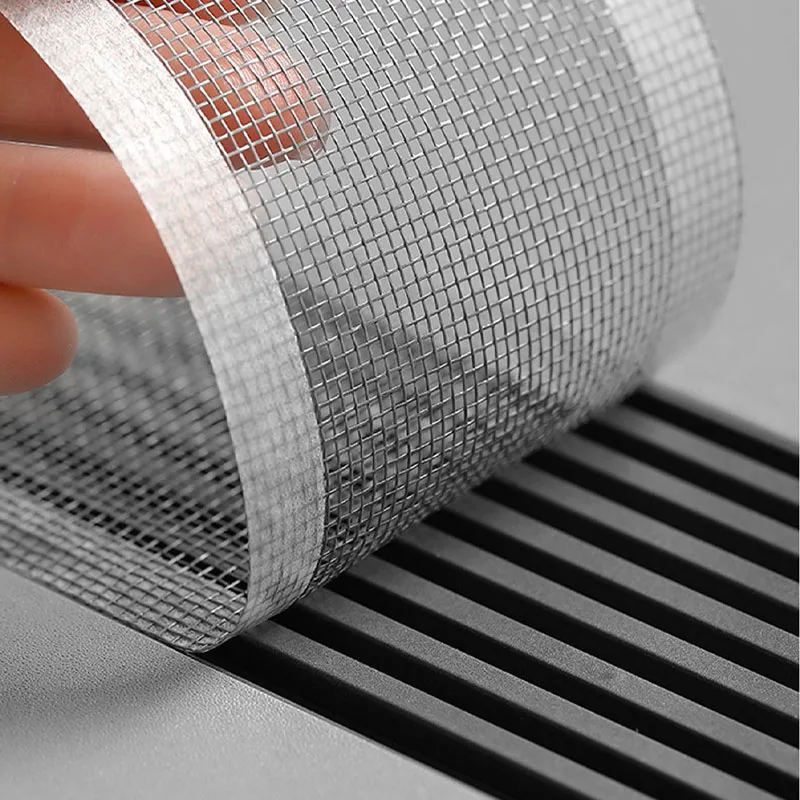 5M Disposable Shower Floor Drain Filter Hair Catcher Strainer Sink Bathroom Sewer Outfall Anti Blocking Filter Screen Sticker