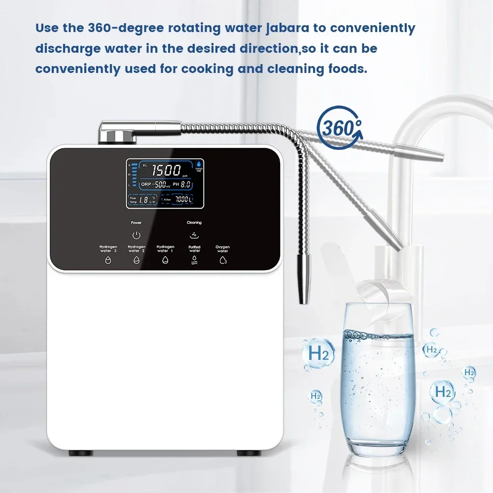 

Hydrogen Water Generator Household High Concentration 1500 PPB Hydrogen Water Machine Japan Technology Hydrogen Water