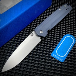 BM485 Folding Knife G10 Handle M390 Blade Camping Hunting Rescue Survival Self-defense Pocket Knife, Collect and Give Away