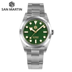 San Martin 36mm Watch Men Elegant Waterproof Explore Climbing Series PT5000 Automatic Mechanical Watches for Man 10 Bar SN0021