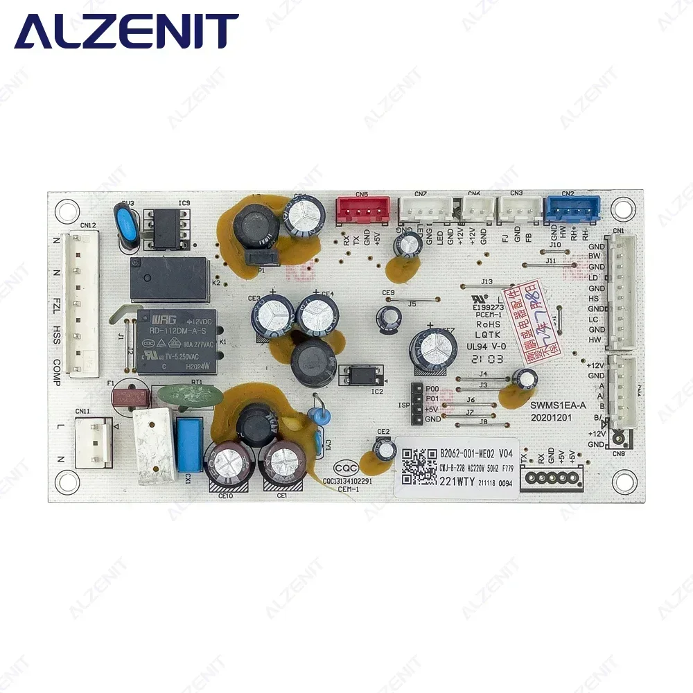 

New For Skyworth Refrigerator Control Board CWJ-B-228 SWMS1EA-A Fridge Circuit PCB Freezer Parts