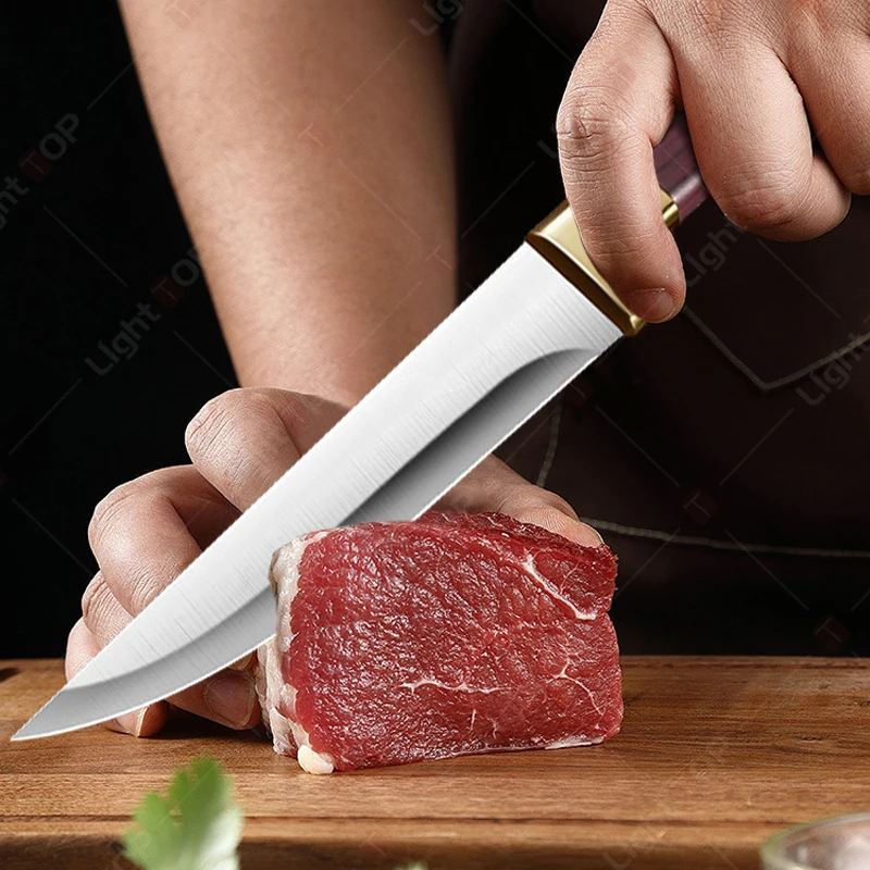 Boning Knife Slaughtering Stainless Steel Professional Japanese Knife Cutting Knives Fish Butcher Meat Knife Plastic Handle