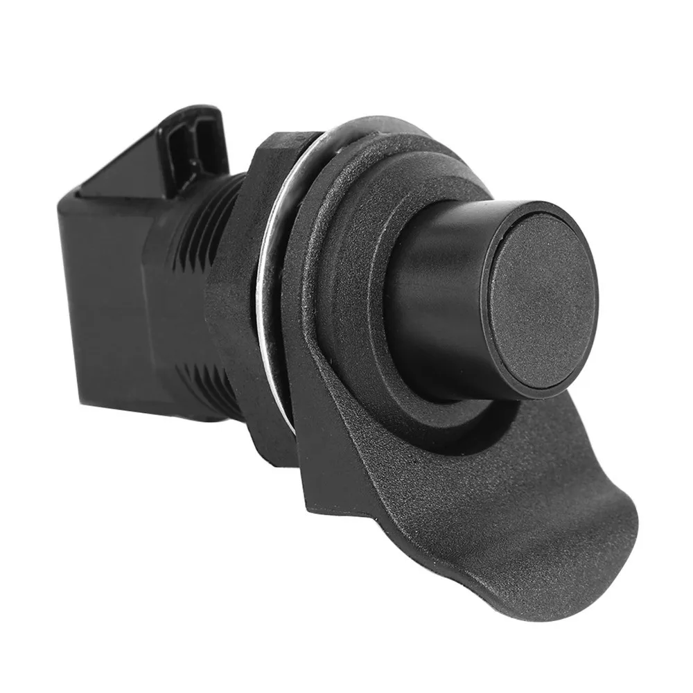 Easy Installation Marine Latch Boat Door Latch Black Push Button Latch Versatile Glove Box Lock Push button lock