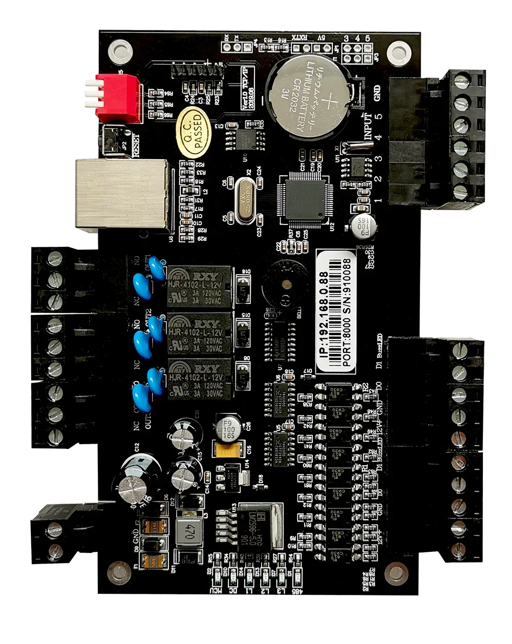 factory direct sales Smart Push Button Switch Fingerprint Network Board Motor Barrier Turnstile Gate Access Controller