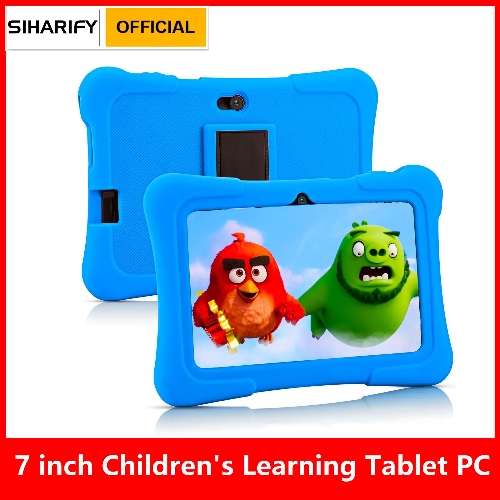 7 inch Tablet android 10 PC Wifi Bluetooth 2GB RAM 32GB ROM Children Learning kiddies tablets Kids Tablet with Holder Talet PC