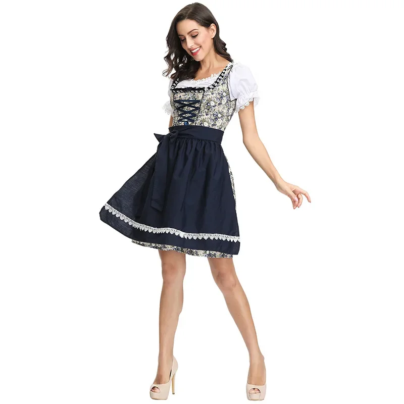 Traditionele Dirndl Bier Meisje Kostuum Duits Bavarian Oktoberfest Jurk Vrouwen Feestjurk