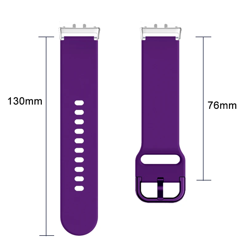 Skin-Friendly Band Fit for Samsung Galaxy Watch Fit 3 Soft Silicone Colorful Buckle Strap for Samsung Galaxy Watch Fit 3 image 6